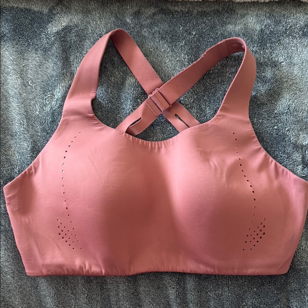 GUC Lululemon Air Support High Support Bra Brier Rose